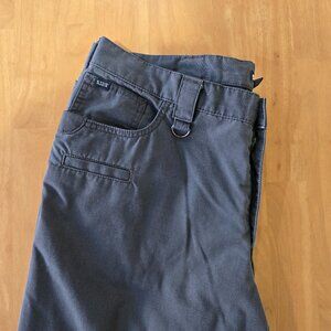 Men's 5.11 Tactical Pants‎ Ripstop Fabric Dark Gray Multi Pocket Size 38x32